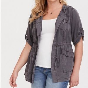NWT Torrid Hooded Anorak